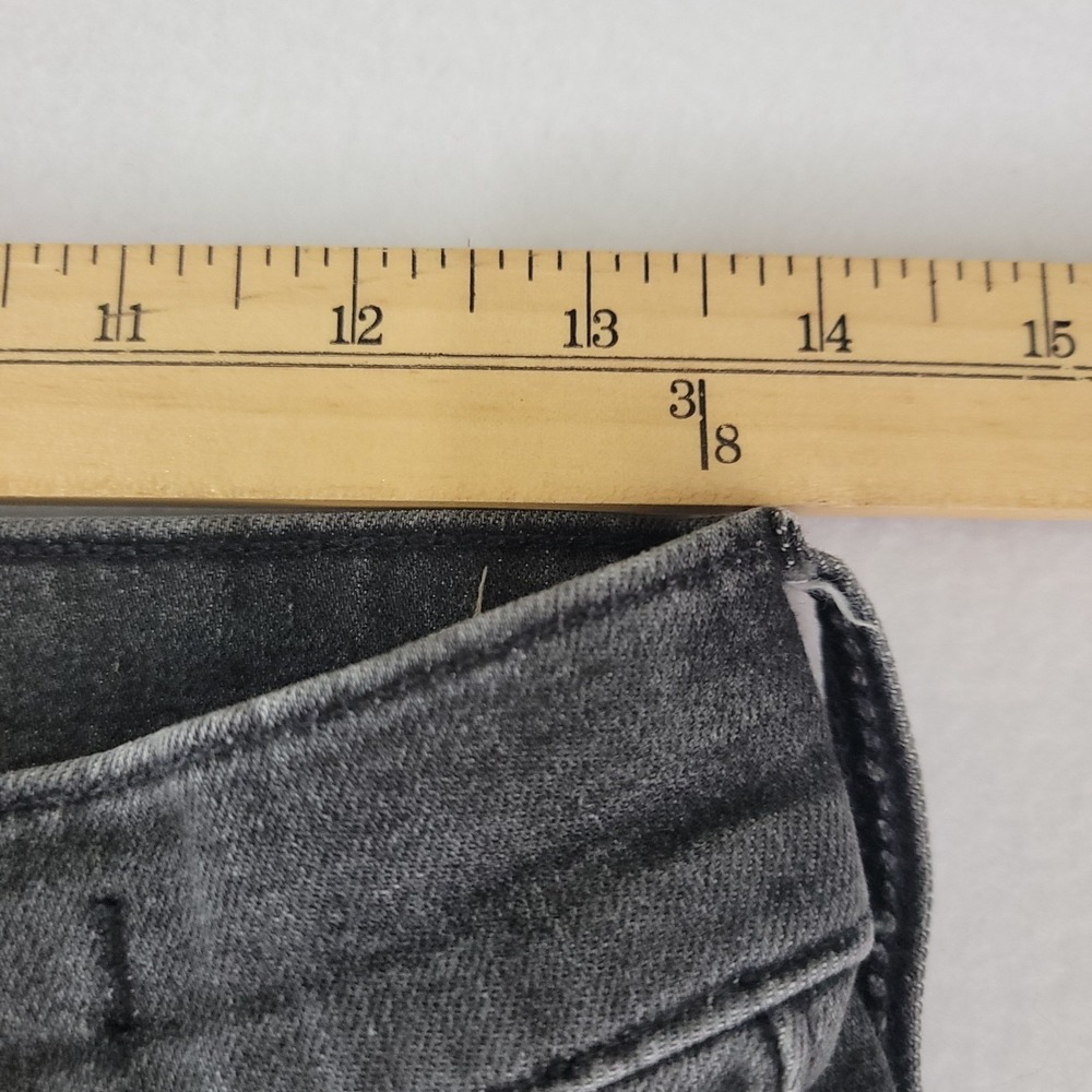 Madewell The Perfect Vintage Crop Jeans Womens High Rise Black Wash Denim Sz 27 - Picture 13 of 16